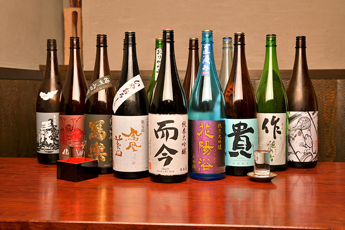 日本酒の品揃えが豊富♪